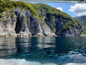 船上から仏ケ浦